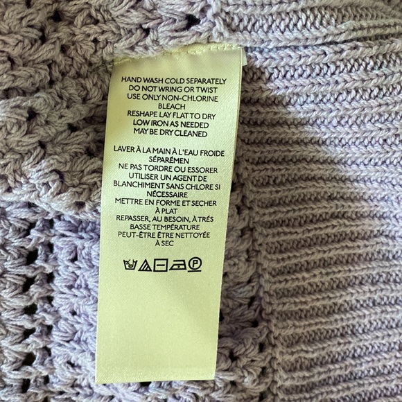 NEW Free People Alicia Ombre Open Crochet Cardigan Size Medium - Picture 8 of 9